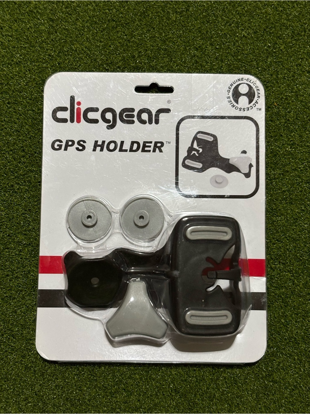 NEW Clicgear Golf Push Cart GPS Phone Holder Mount Black/Gray NEW SEALED